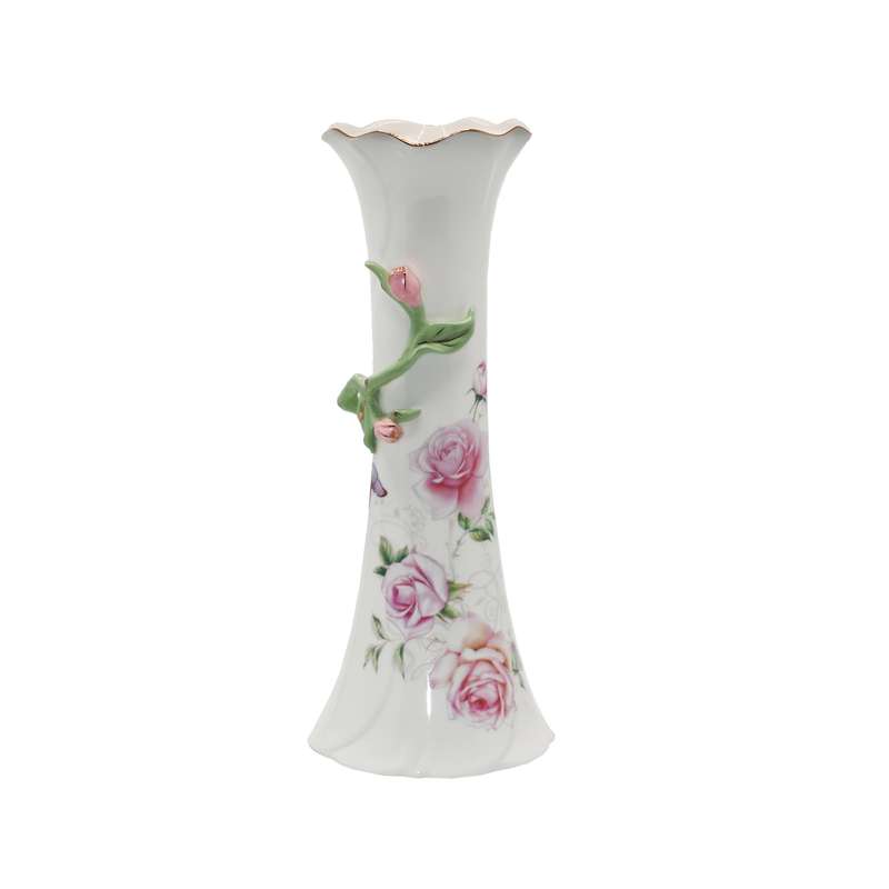  گلدان سرامیکی بی.وی.کی مدل Lovly rose کد 635030