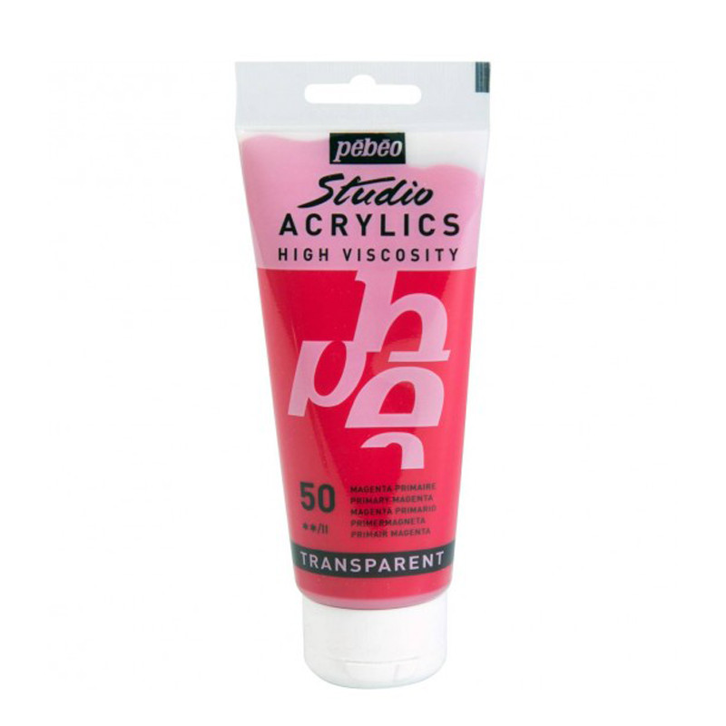 رنگ اکریلیک پ ب او مدل Studio کد 50 حجم 100 میلی لیتر