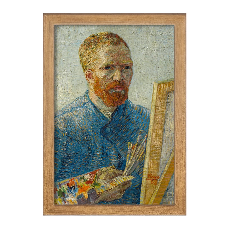 تابلو خندالو مدل سلف پرتره ونسان ونگوگ (Van Gogh) کد 36809