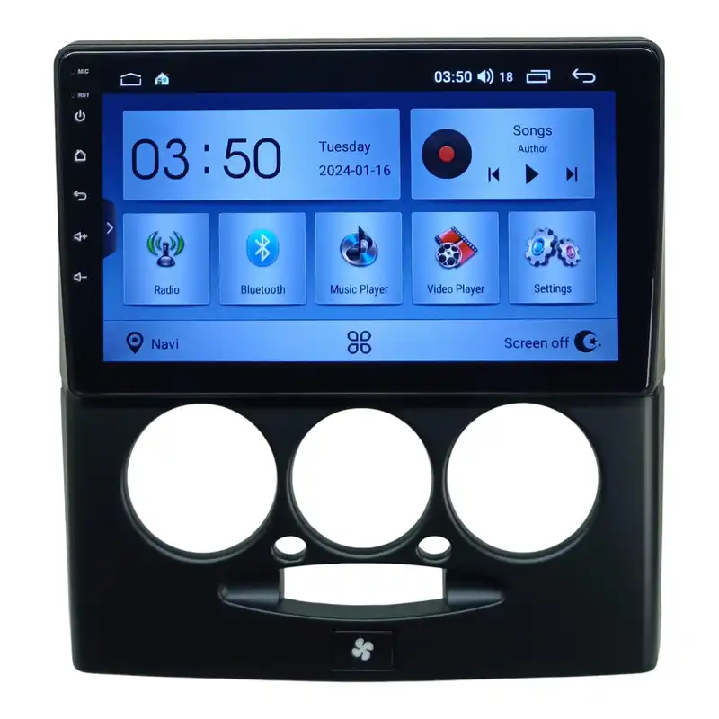 پخش کننده تصویری خودرو مدل اندروید Golden24 مناسب برای پراید 132