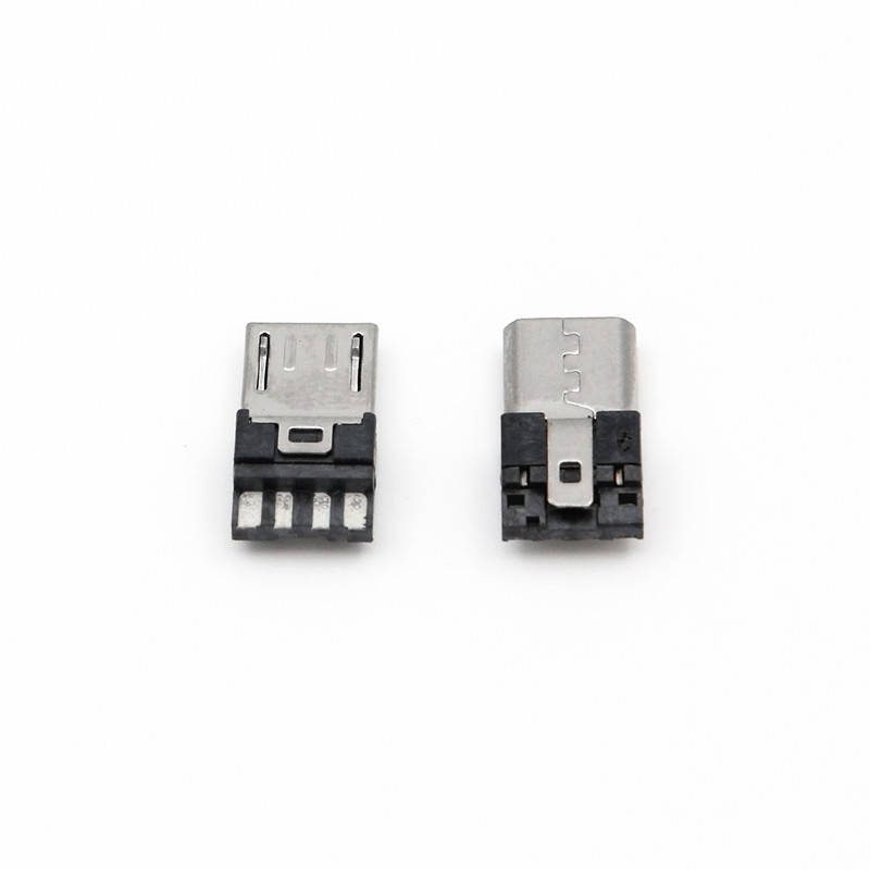 سوکت نری Micro USB مدل 4PIN بسته 10 عددی