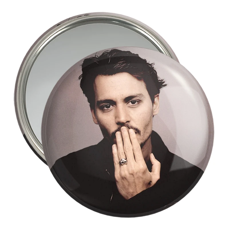 آینه جیبی خندالو مدل جانی دپ Johnny Depp  کد 3301