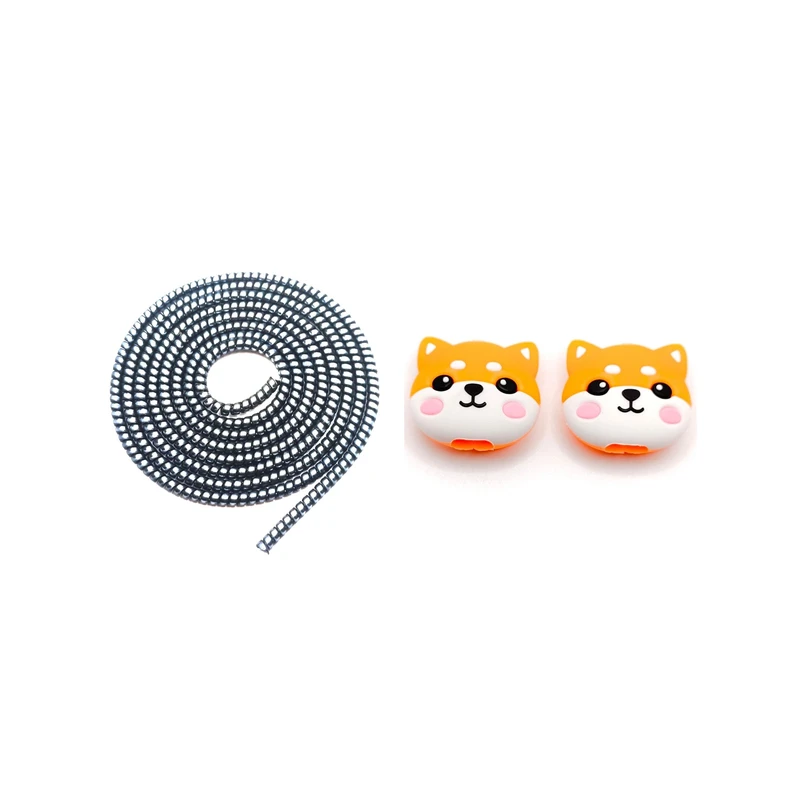 محافظ کابل شارژ و هندزفری مدل Cute Fox200 بسته سه عددی 