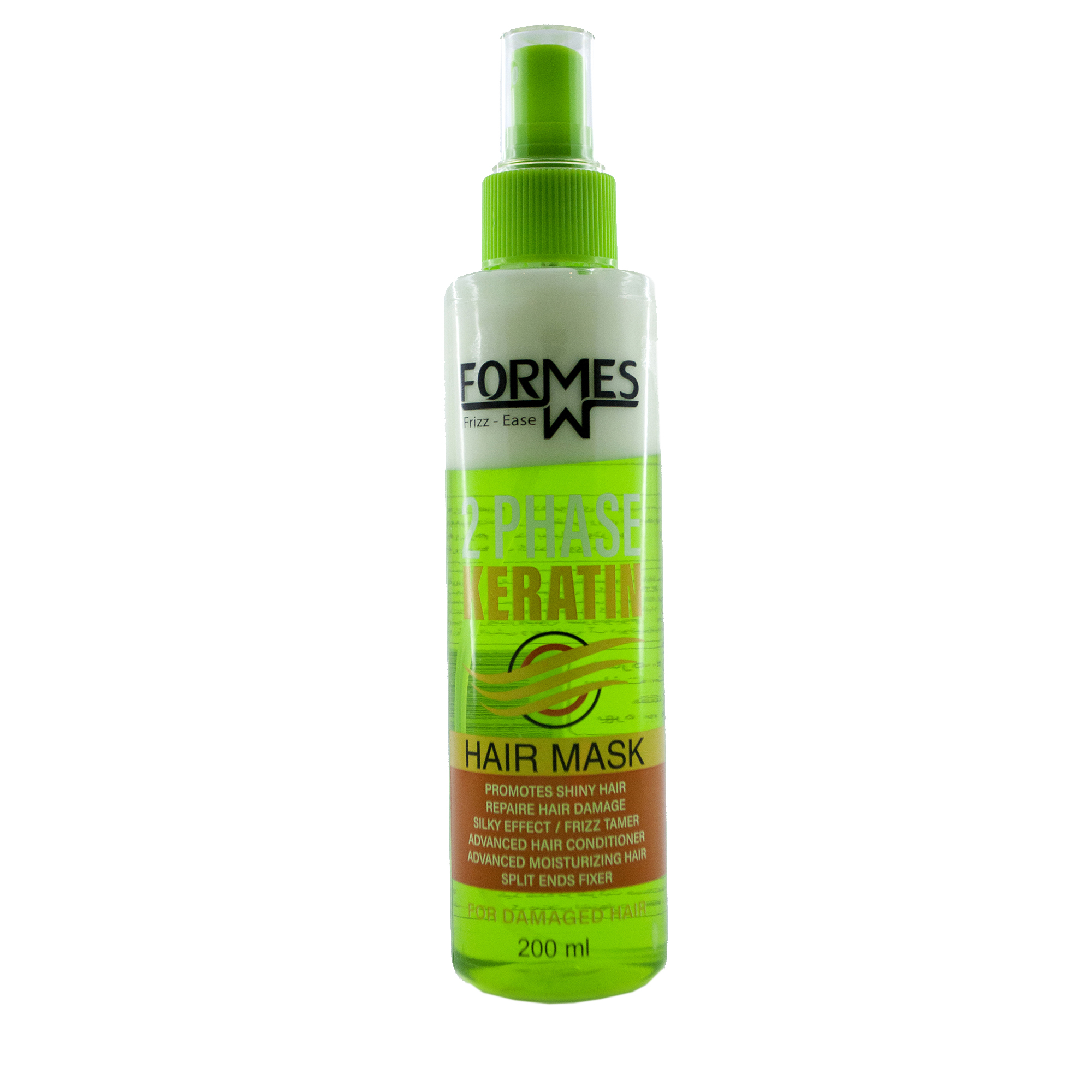 ماسک مو فورمس مدل FRIZZ-GREEN حجم 200 میلی لیتر