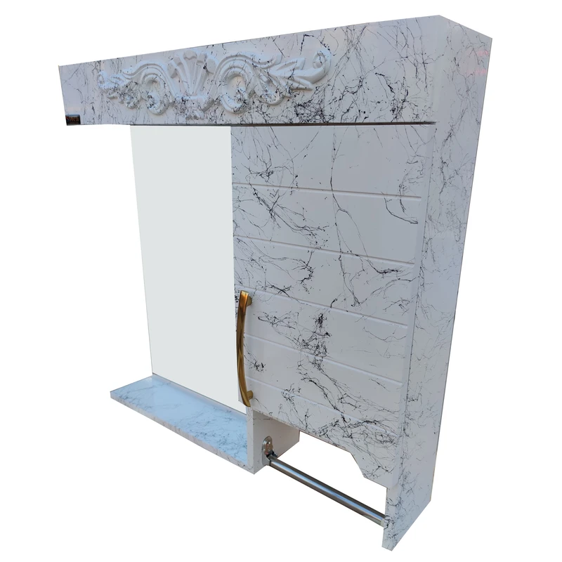 عکس شماره 11 : ست کابینت و روشویی سیتکا مدل r004 به همراه آینه و باکس