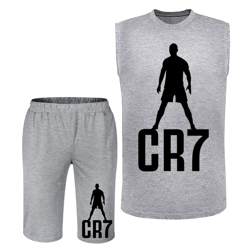 ست تاپ و شلوارک مردانه مدل رونالدو A426