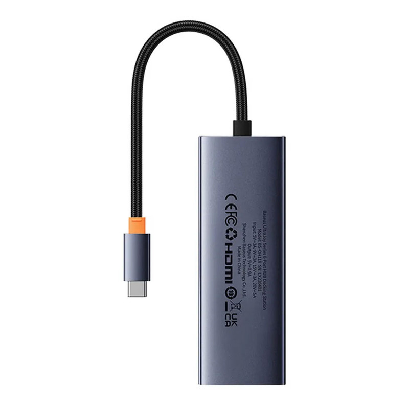 هاب 6 پورت USB-C باسئوس مدل BS-OH118