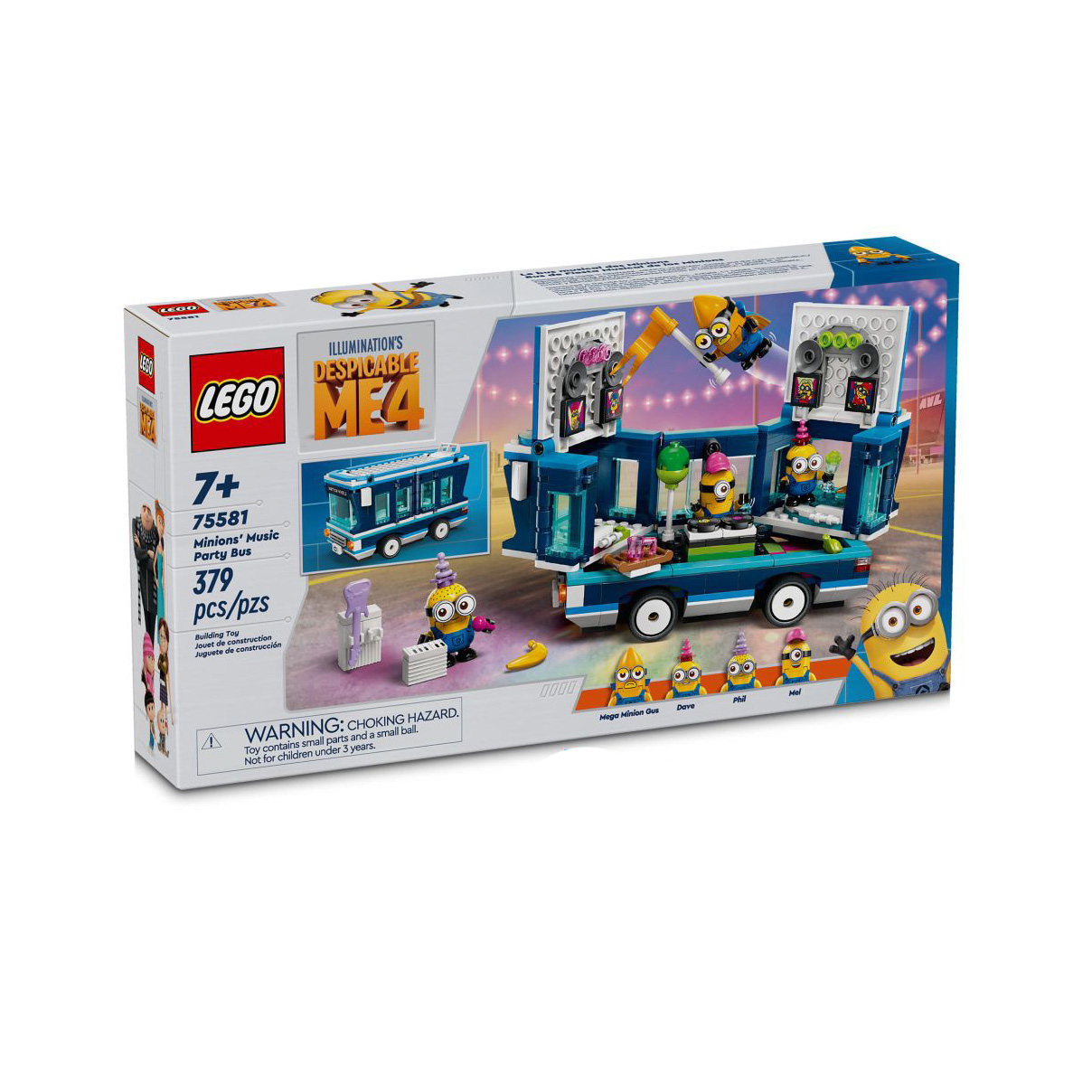 لگو 379 تکه سری Despicable Me مدل Minions Music Party Bus کد 75581