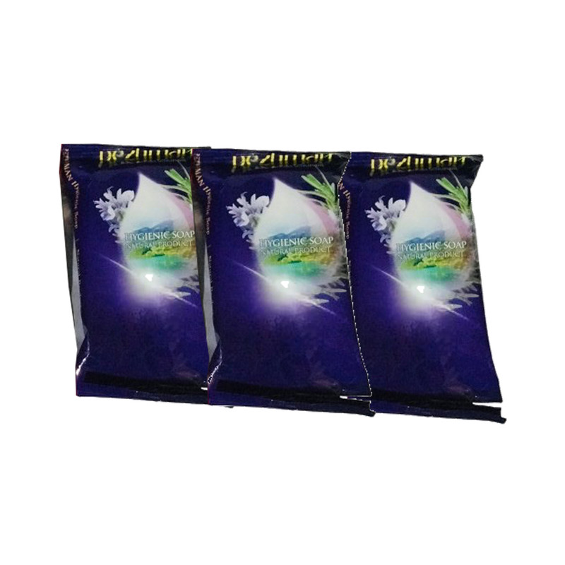 صابون شستشو پژمان مدل Rosmarinus officinalis وزن 75 گرم بسته 3 عددی