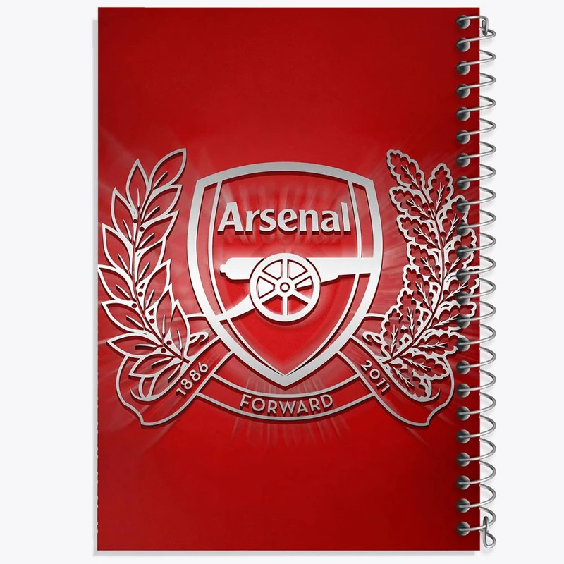 دفتر مشق 50 برگ خندالو مدل باشگاه آرسنال Arsenal کد 2138