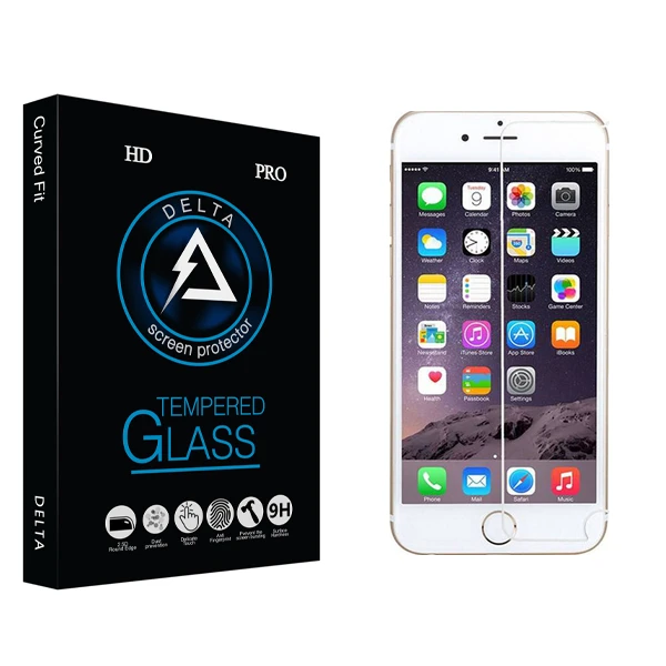 محافظ صفحه نمایش دلتا مدل HD مناسب برای گوشی موبایل اپل Iphone 6s/6s plus