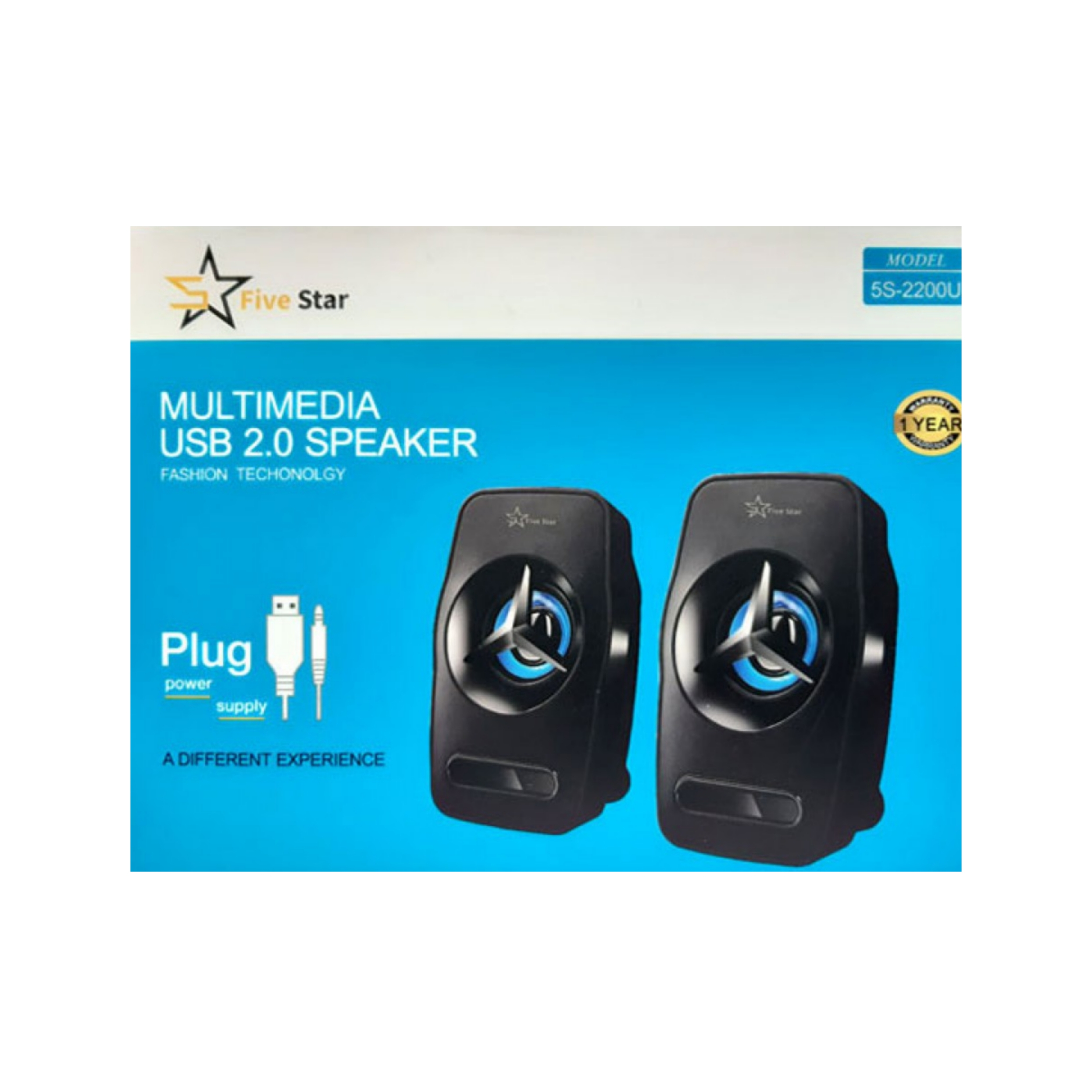 اسپیکر دسکتاپ فایو استار مدل 5s-2200Ustr