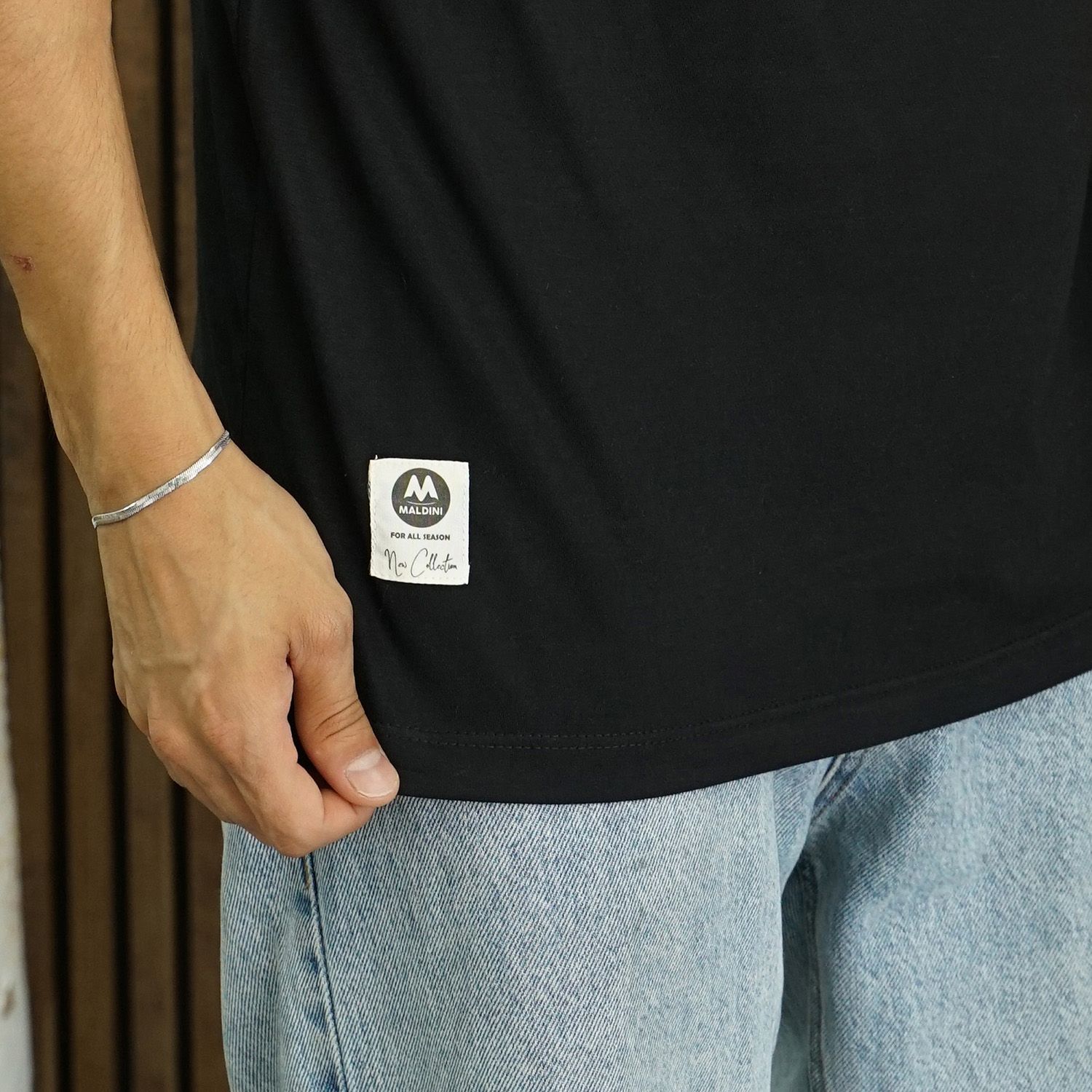 تی شرت آستین کوتاه مردانه مالدینی مدل T-378 -  - 4