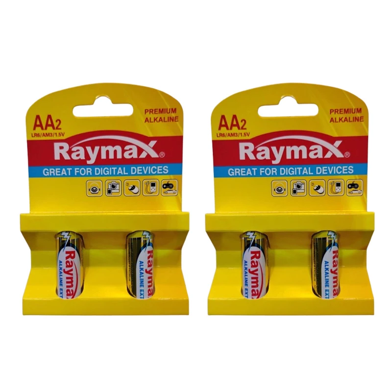 باتری قلمی رایمکس مدل PREMIUM-ALKALAINE بسته ۴ عددی