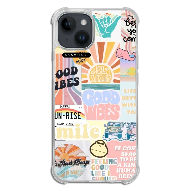 کاور آکام مدل AMCWTA14-GOOD VIBES12 مناسب برای گوشی موبایل اپل iPhone 14