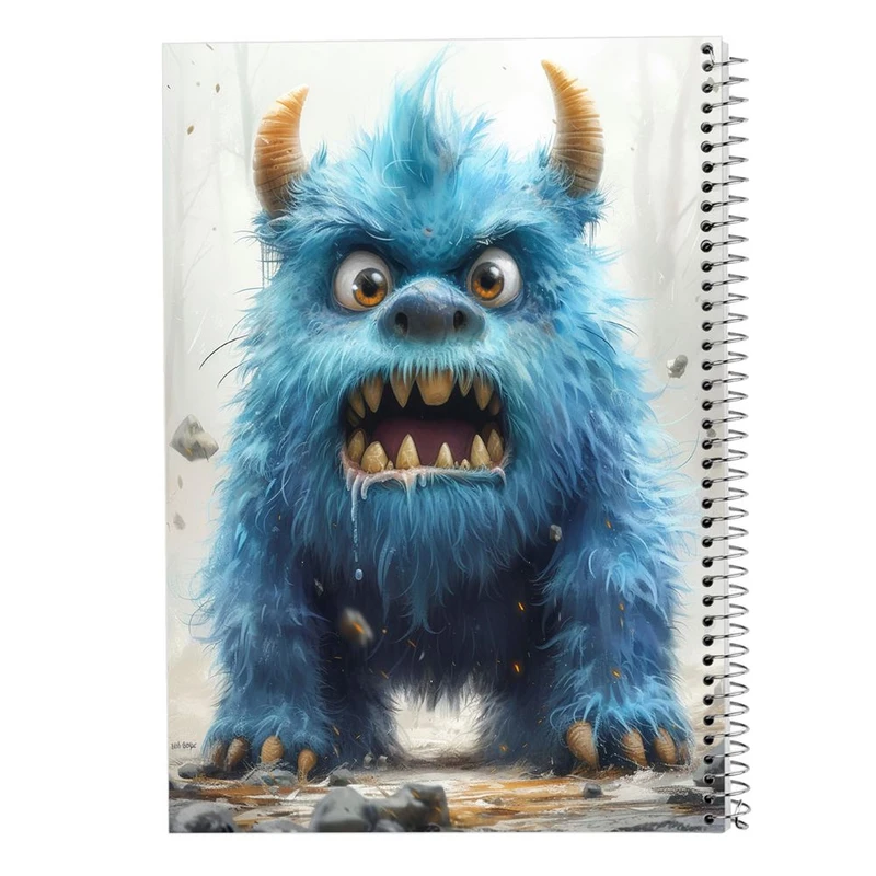 دفتر شطرنجی 50 برگ مدوپد طرح هیولای فانتزی کد DF16768