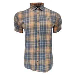 پیراهن آستین کوتاه مردانه مدل اهورا 11