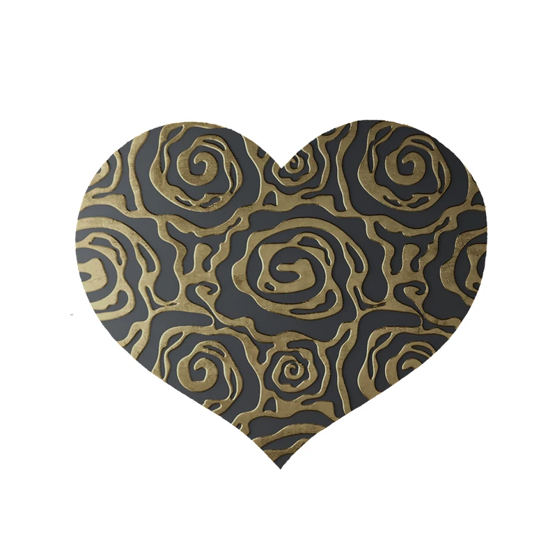 پادری مدل قلب طرح کلاسیک کد 8859 سایز 90x90 سانتی متر 