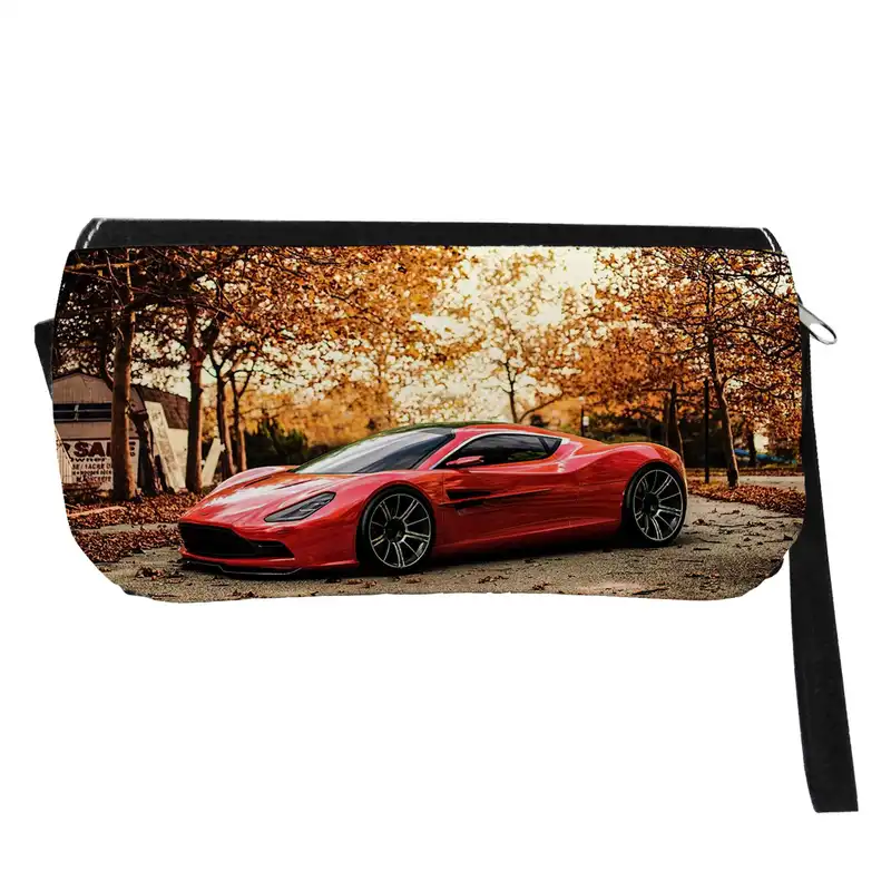 جامدادی طرح اتومبیل اسپرت مدل دو زیپ کد 133