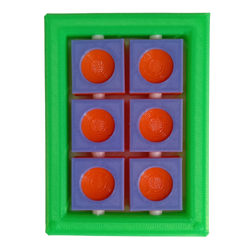 بازی آموزشی مدل لوح آموزش نوشتن حروف بریل