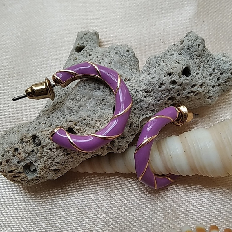 گوشواره زنانه اکسسورایز مدل میناکاری کد B27 مجموعه 2 عددی گوشواره زنانه اکسسورایز مدل میناکاری کد B27 مجموعه 2 عددی