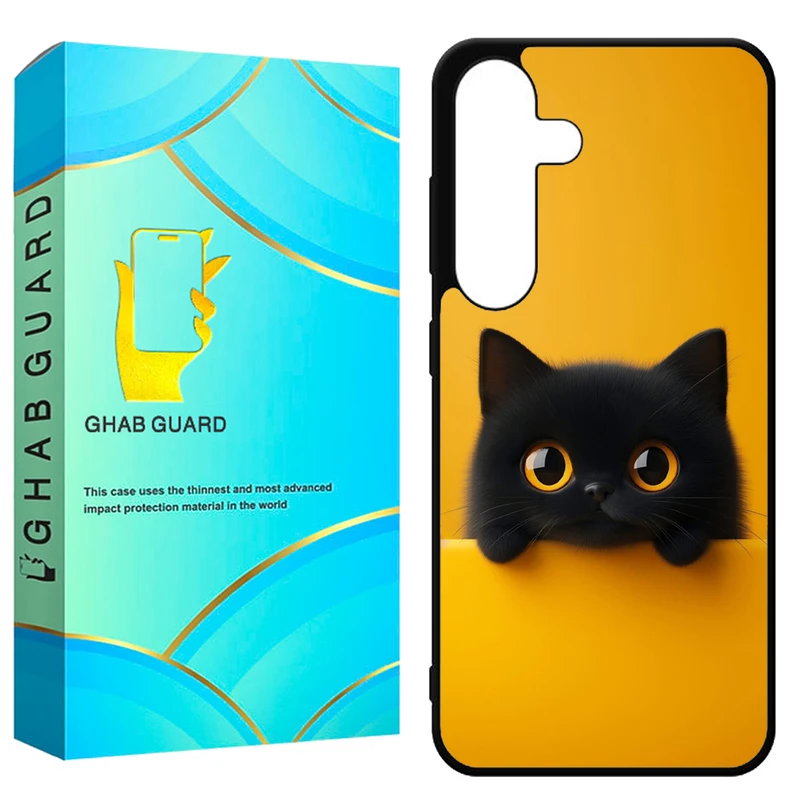 کاور قاب گارد طرح گربه مدل GCHPS23F مناسب برای گوشی موبایل سامسونگ Galaxy S23 FE
