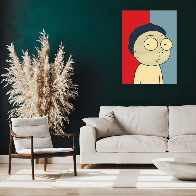 تابلو شاسی مدل Rick and Morty کد S-5034