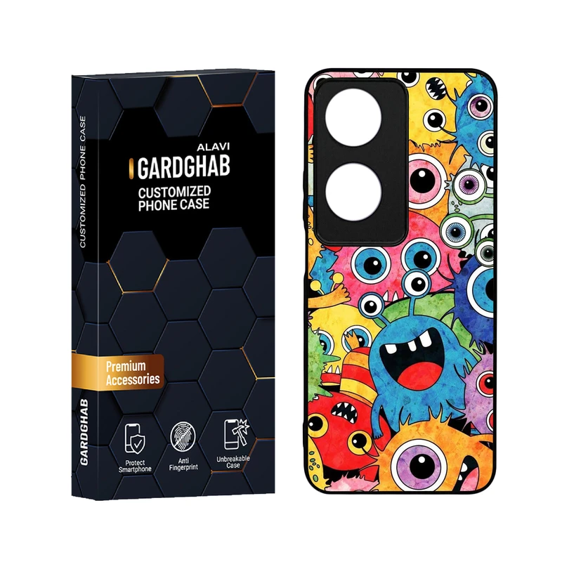 کاور گارد قاب علوی مدل دور ژله ای کارتونی و انیمه مناسب برای گوشی موبایل آنر X7B 4G