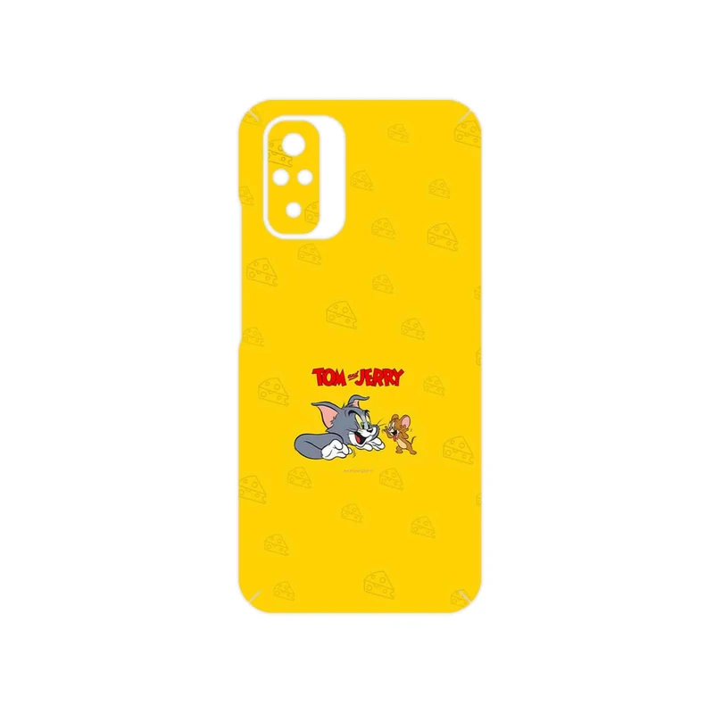برچسب پوششی ماهوت مدل Tom and Jerry مناسب برای گوشی موبایل شیائومی Redmi Note 10s