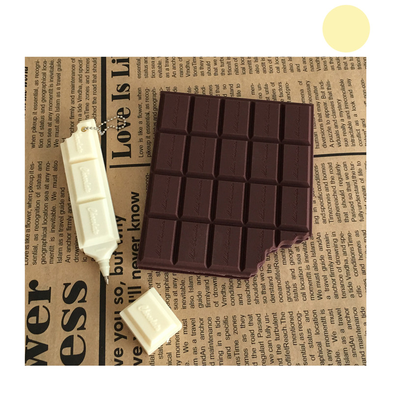 دفتر یاداشت طرح شکلات کد 1 به همراه خودکار