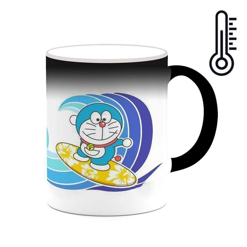 ماگ حرارتی کاکتی مدل کارتون Doraemon کد mgh22532