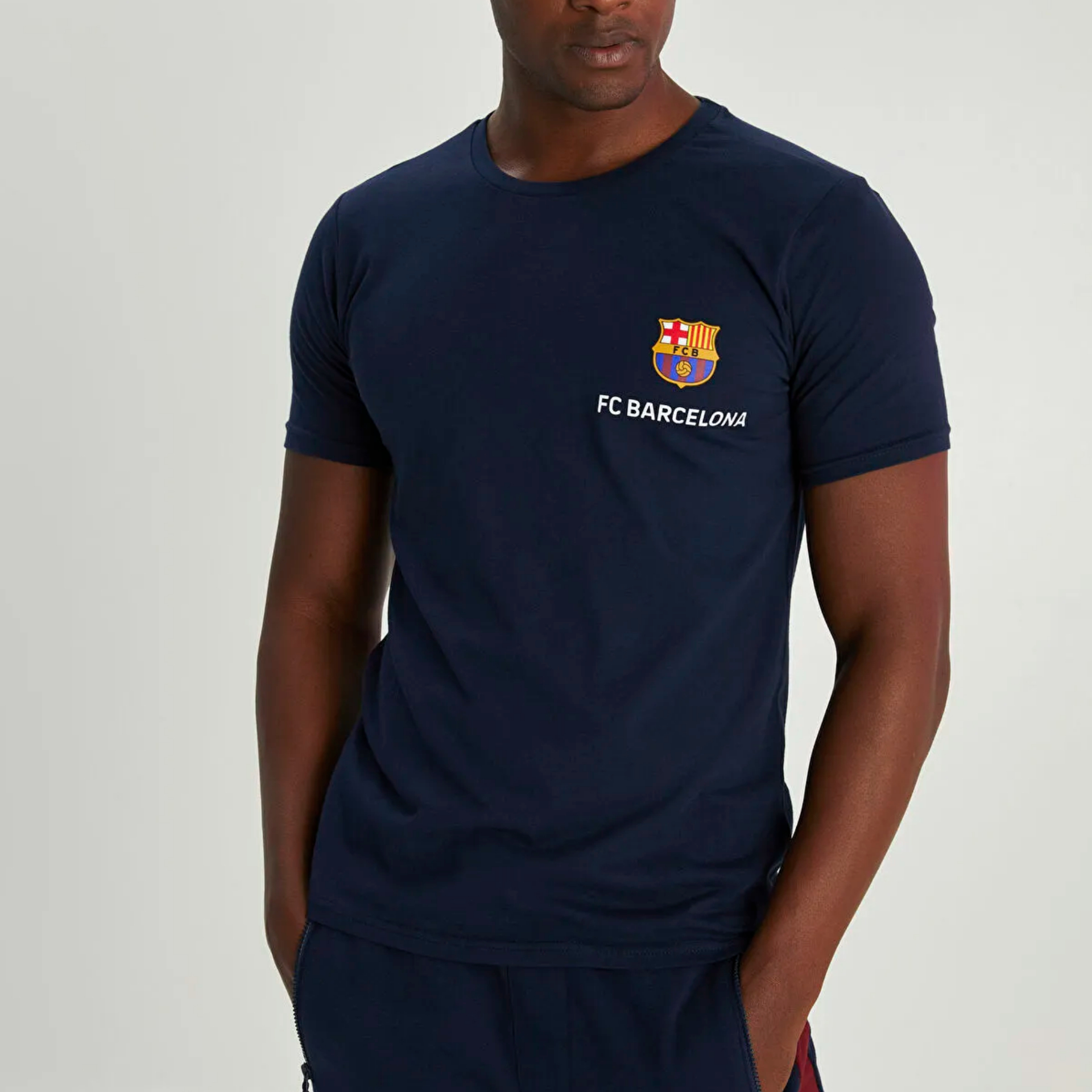 تی شرت ورزشی مردانه ال سی وایکیکی مدل barca001