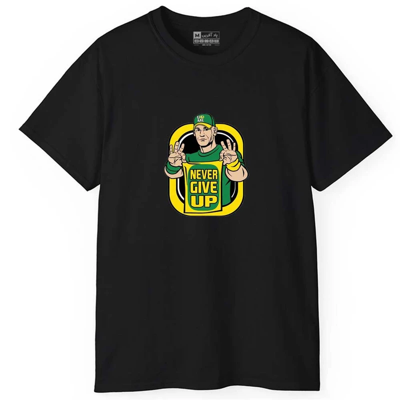 تی شرت آستین کوتاه مردانه پاد آفرین مدل طرح دار انگیزشی کد 0518