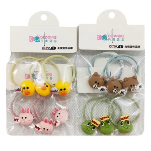 کش مو دخترانه مدل عروسکی کد FF-441 بسته 12 عددی