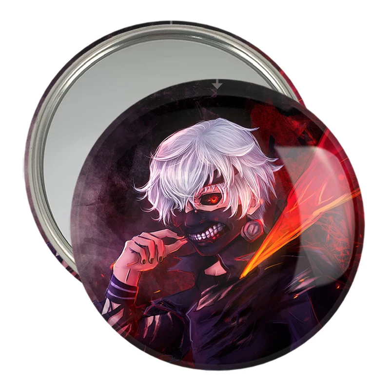 آینه جیبی خندالو مدل کانکی کن انیمه توکیو غول Tokyo Ghoul  کد 11889