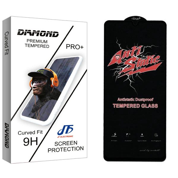 محافظ صفحه نمایش جی اف مدل Diamond Anti Static مناسب برای گوشی موبایل شیائومی 12 Lite