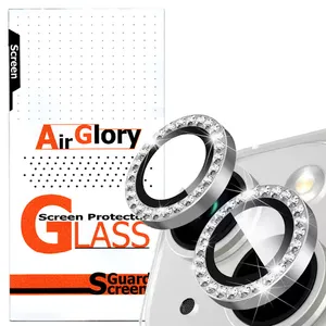 محافظ لنز دوربین ایرگلوری مدل نگین 1 مناسب برای گوشی موبایل اپل Iphone 15 / 15 Plus