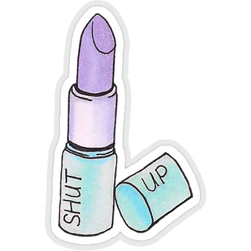 استیکر لپ تاپ طرح shut up کد ST1648