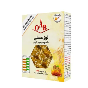 لوز عسلی با جو دوسر و گردو اُ.آ.ب - 150 گرم