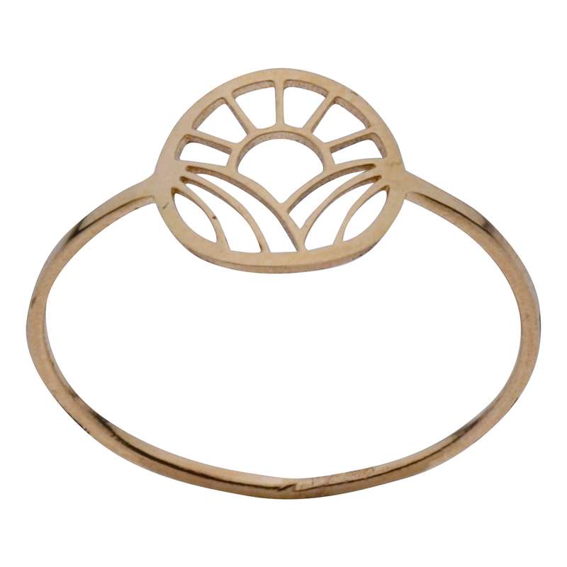 انگشتر طلا 18 عیار زنانه مایا ماهک مدل MR1134 طرح طلوع خورشید