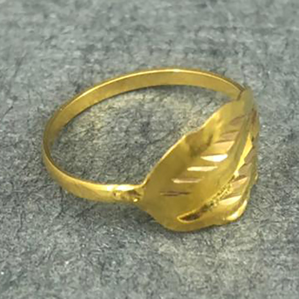 انگشتر طلا 18 عیار دخترانه دوست خوب مدل dk323