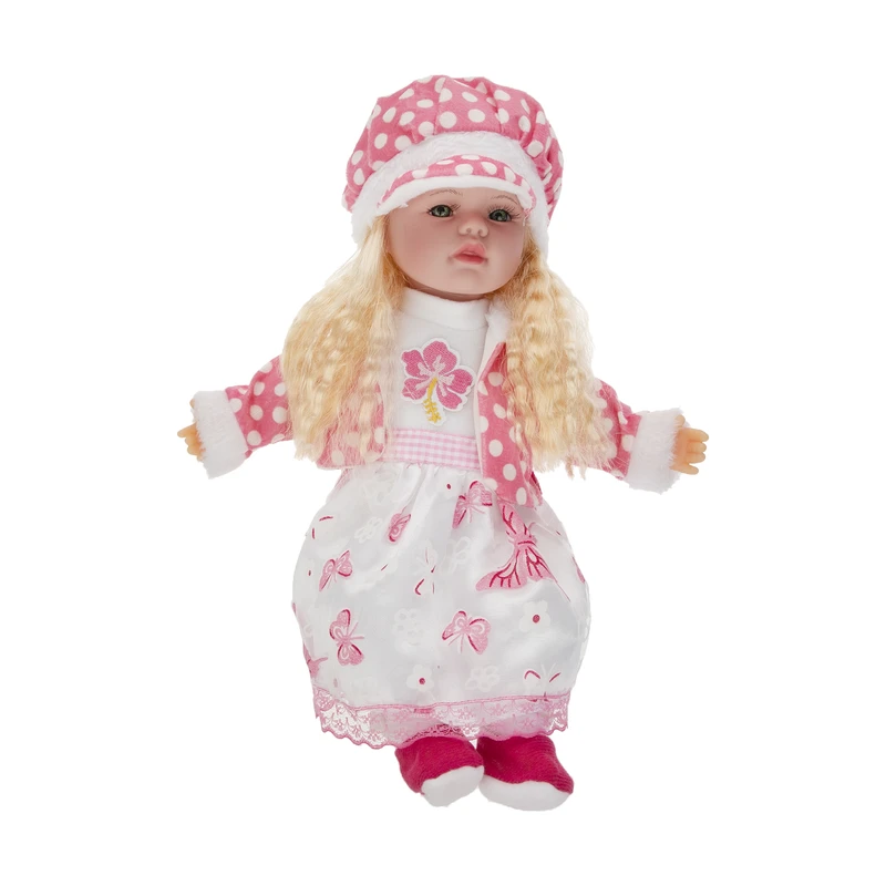 عروسک ام وی تویز مدل MV14333-3 ارتفاع 35 سانتی متر