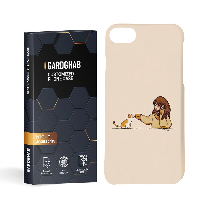 کاور  گارد قاب مدل دخترانه مناسب برای گوشی موبایل اپل iphone 7 / 8 / se2020