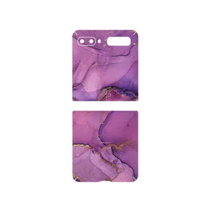 MAHOOT Purple Marble Cover Sticker for Samsung Galaxy Z Flip
