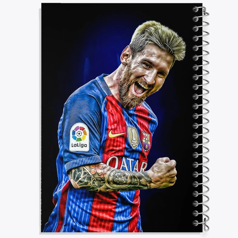 دفتر نت موسیقی 50 برگ خندالو مدل لیونل مسی کد F2163