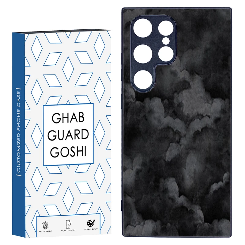 کاور قاب گارد گوشی طرح ابر کد TPU-194 مناسب برای گوشی موبایل سامسونگ Galaxy S24 ULTRA