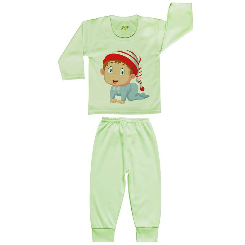 ست تی شرت و شلوار نوزادی کارانس مدل SBSG-3010