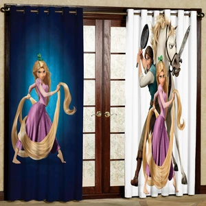 پرده مدل گیسو کمند هازان پانچی کد 2003a سایز 140x200 سانتی متر