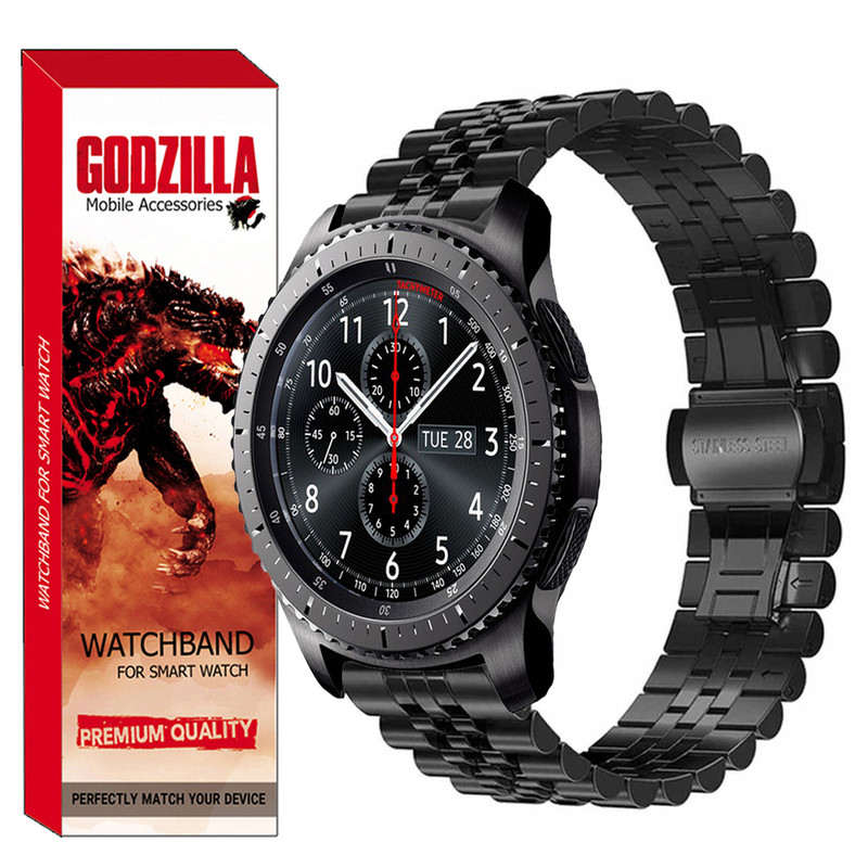 بند گودزیلا مدل 5BID مناسب برای ساعت هوشمند سامسونگ Gear S3 Frontier SM-R760
