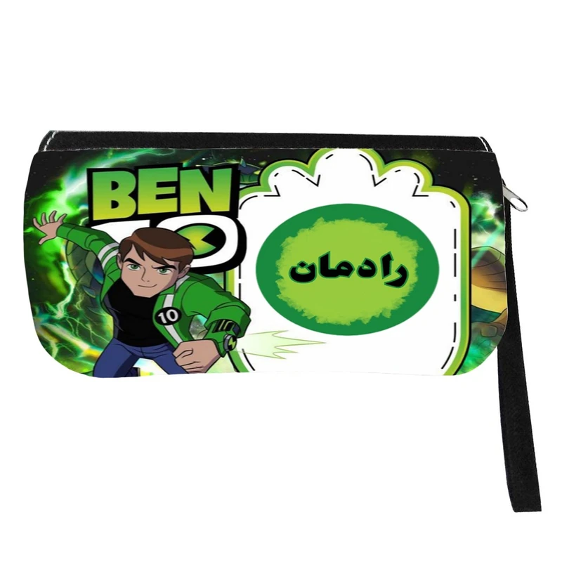 جامدادی پاد آفرین مدل اسم شخصی طرح بن تن Ben 10 اسم رادمان کد p1035